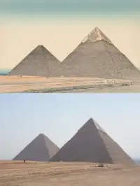 埃及旅行照片轉浮世繪
