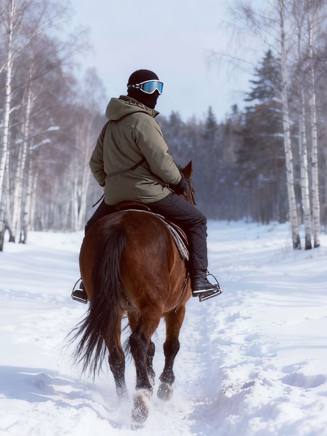 亞布力5日雪騎訓練丨0基礎變身草原騎士