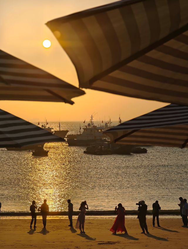 湄洲島可以躺一整個下午等落日的海邊! 湄洲島可以躺一整個下午等落日的海邊!
