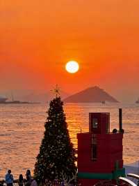 香港維多利亞港海濱。