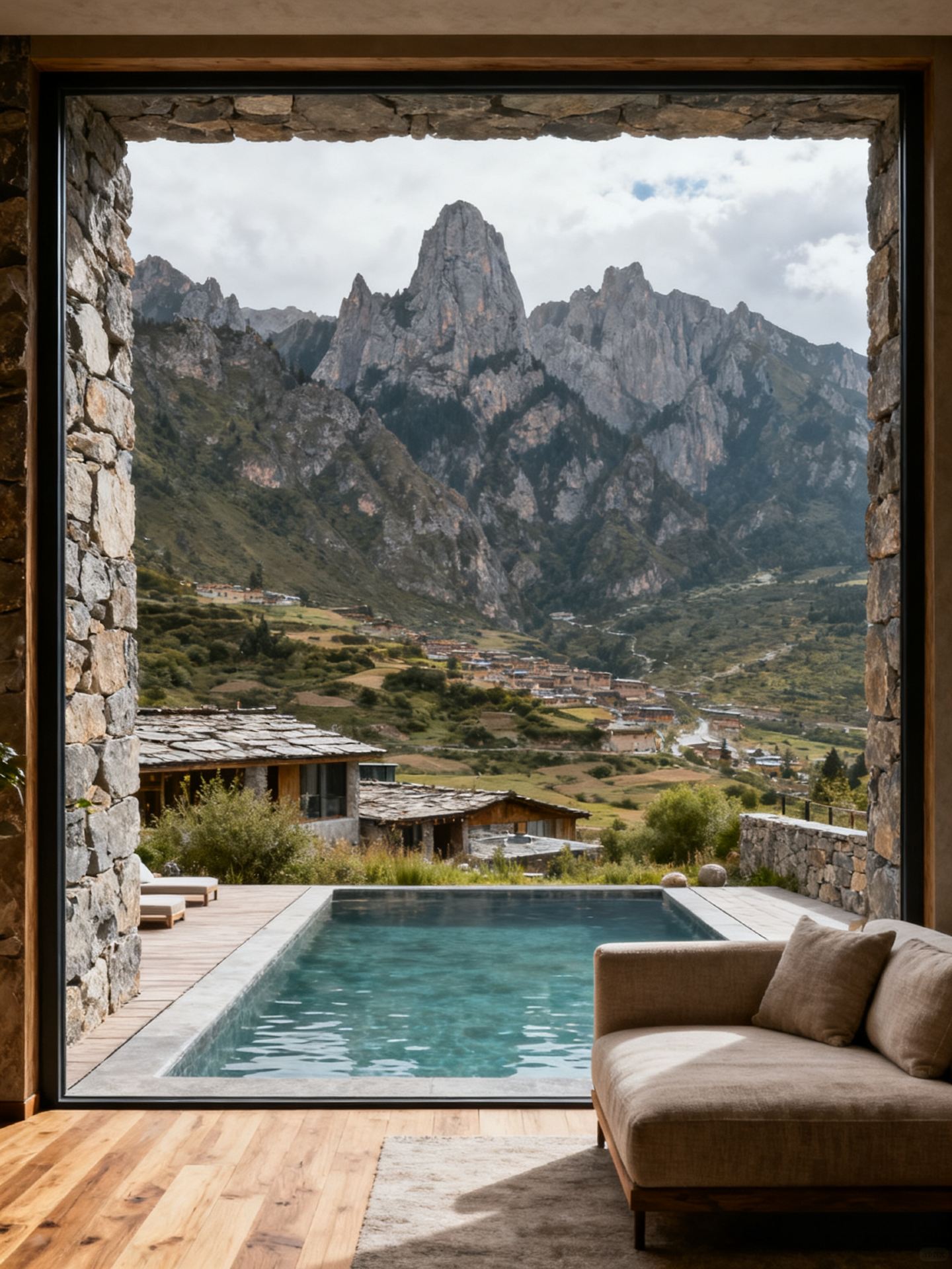 Staying in a Tibetan-style boutique guesthouse in Zhagana was absolutely amazing
