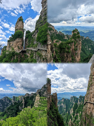 I spent a night at the summit of Baishishan, and the next day, I was woken up by the sea of clouds.