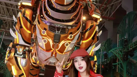 Another viral spot in Shenyang! Get a sneak peek at the giant mechanical tiger, Dongdong — traveler post in Shenyang
