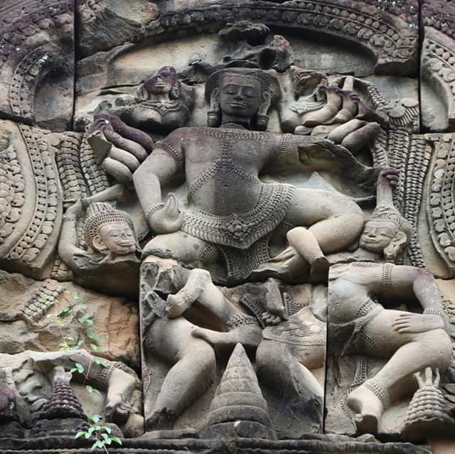 Banteay Same temple View in Rainy season