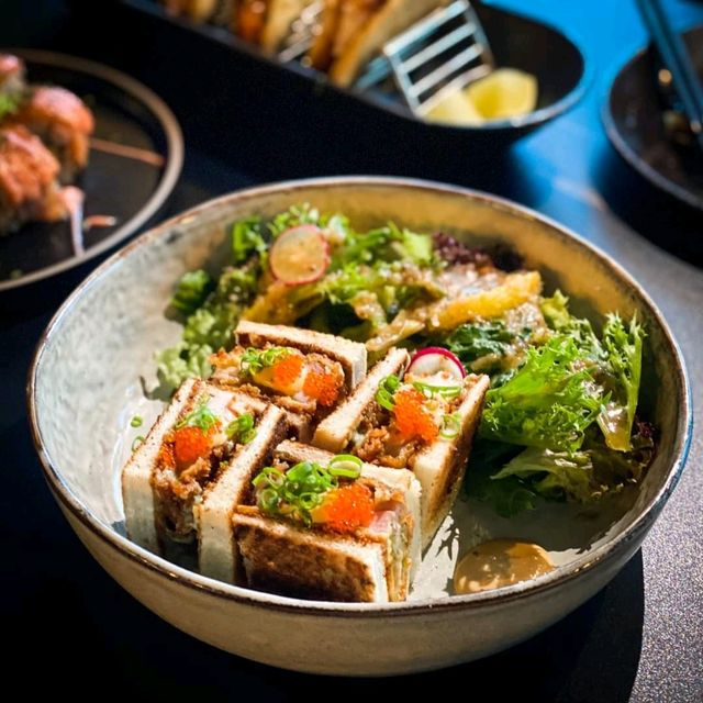Awesome presentations Japanese fusion food 🇯🇵