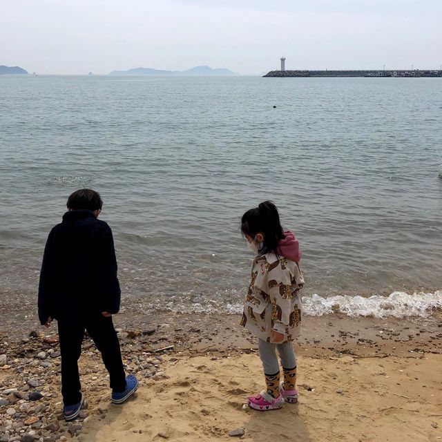 바다 바로앞 캠핑장 어은돌송림캠핑장