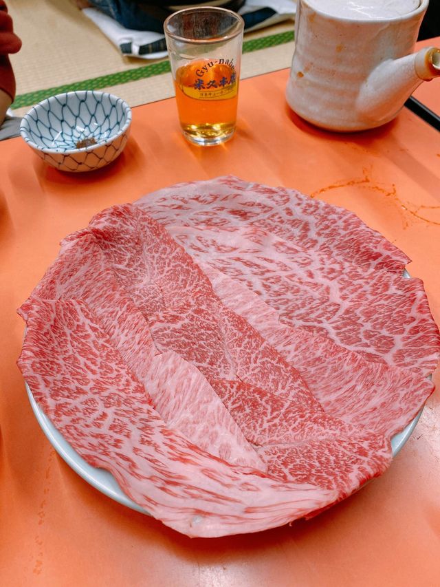 平歎入口即化壽喜燒近江牛🐂百年平民店淺草「米久」🍚