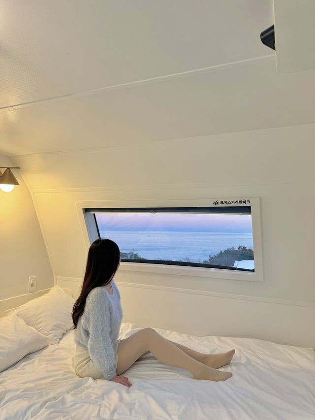 포항 신축 카라반 일출과 노을이 예술이였던 곳
