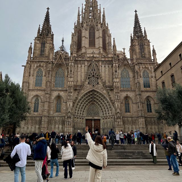 바르셀로나 대성당 주말에 방문해서 마켓도 구경하기!
