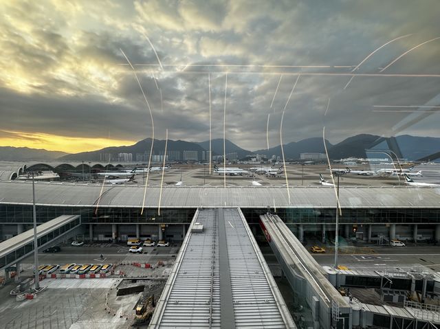 香港國際機場9樓，讓旅客在登機前放鬆身心