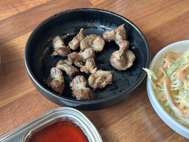 水原では、カルビ味のフライドチキン！