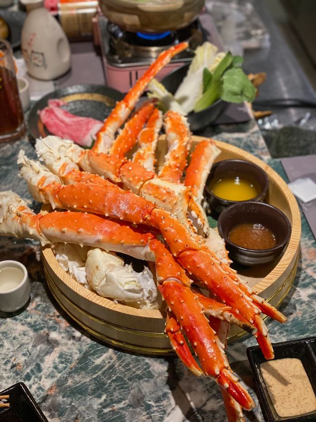 🦀鱈場蟹任食+和牛火鍋🍲