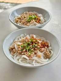 Handmade traditional noodles