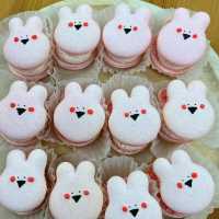 【福岡カフェ】かわいいうさぎの形のトゥンカロン