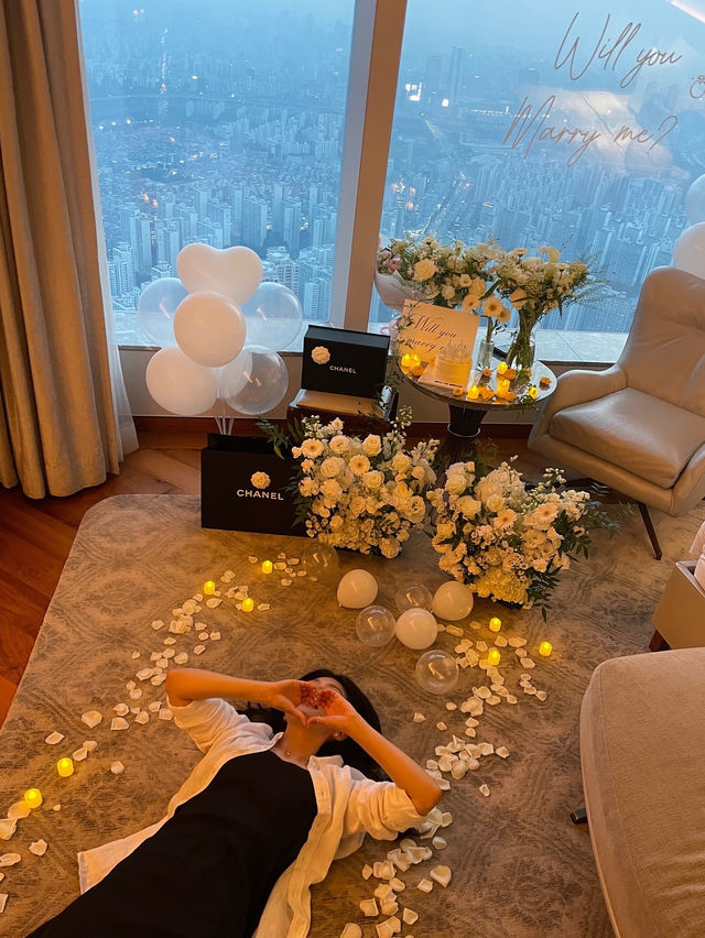 프로포즈는 바로 여기서..🌹♥️ “시그니엘 서울”
