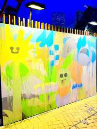 Wall Arts Along Central Pier Hong Kong