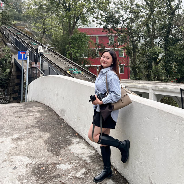 香港山頂隱藏打卡點📥 白加道站🚋