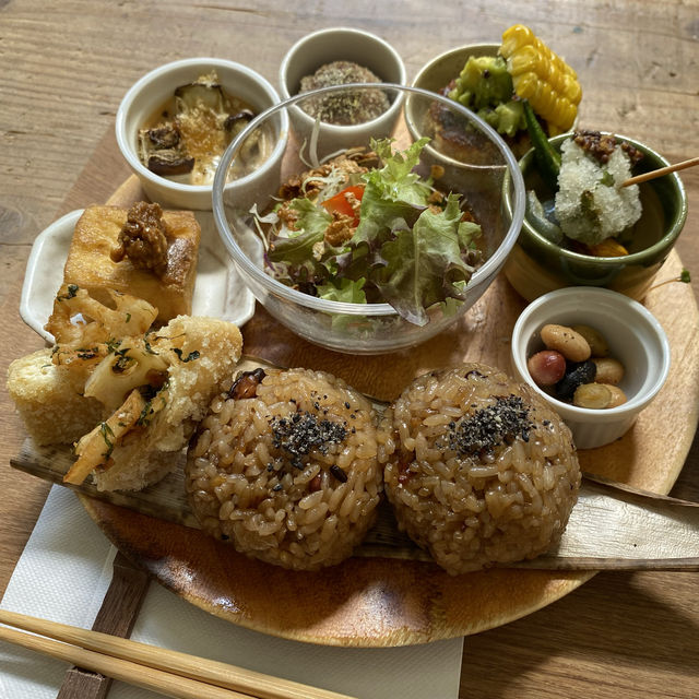 体に優しいヴィーガンランチプレート