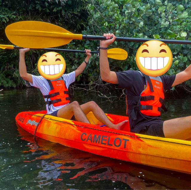 Kayaking at Lower Seletar Water Sports Centre