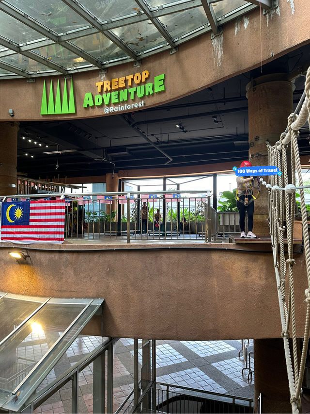 Urban Adventure at 1 Utama Treetop Adventure @ Rainforest