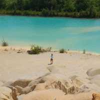 Sand dunes and Blue Lake