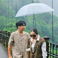 Wulai Suspension Bridge ☔️