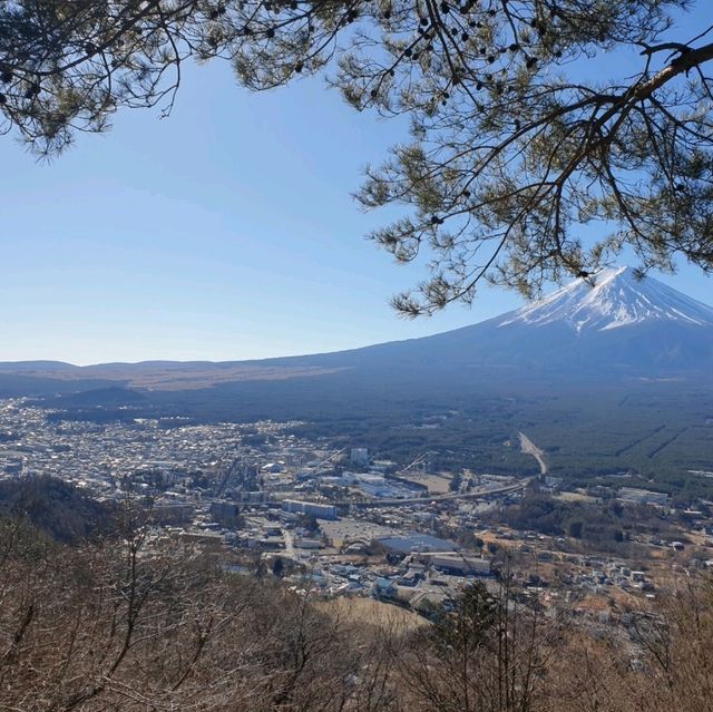 河口湖纜車，俯瞰富士山壯麗美景