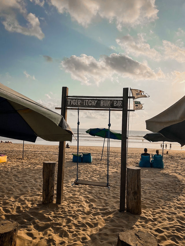 Golden Hour Bliss at Legian Beach