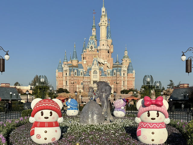 上海ディズニーランド🏰クリスマスイルミネーション🎄