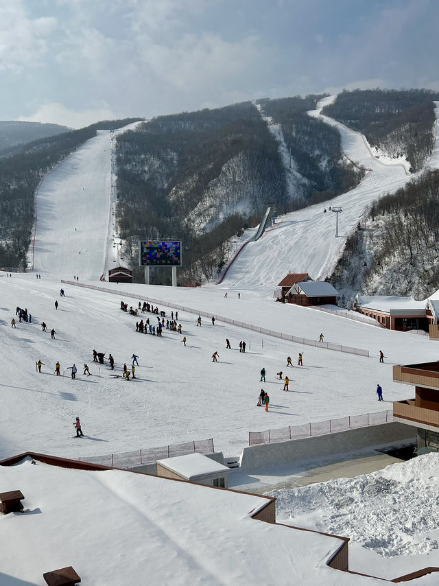 Ski resort in the most closed country 