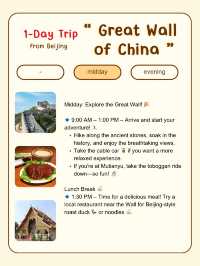 1-Day Great Wall of China from Beijing