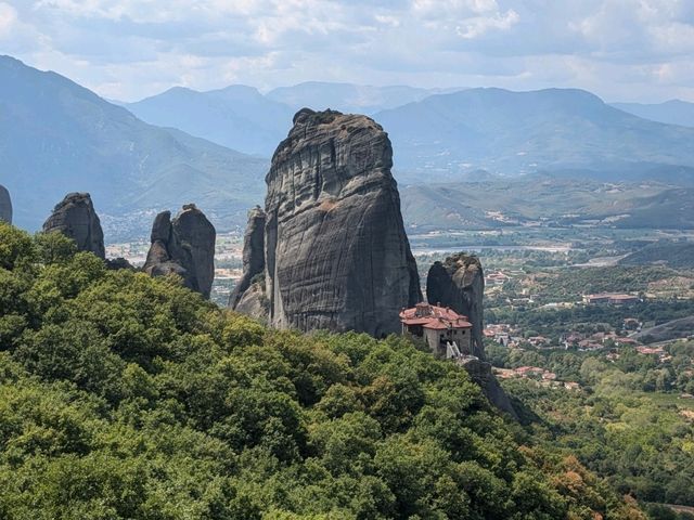 メテオラビューポイントからの景色。