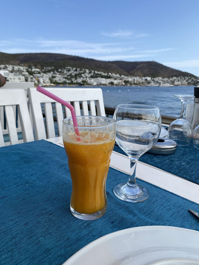 Sea side restaurant in Bodrum - recommended!