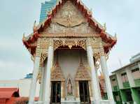 泰國曼谷湄南河畔著名古跡皇家寺廟景點：Wat Mai Chong Lom，暹羅文化藝術風格精美寺廟建築，適合打卡拍照📸冥想