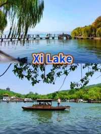West Lake, a must-visit scenic hotspot in Hangzhou, China. 