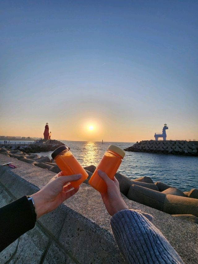 🌅 제주 감성 일몰 명소 – 이호테우해수욕장