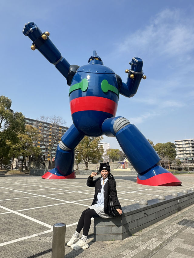 Gigantor Monument : หุ่นยนต์เหล็กเท็ตสึจิน#28 โกเบ