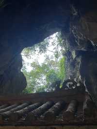 Golden Tranquility at Huyen Khong Cave – A Hidden Sunset Gem in Da Nang