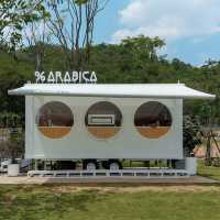 % ARABICA • Khaoyai Art Forest, Khaoyai  🌳🪵🌸🌨🌾