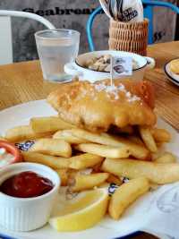 🐟 Fish & Chick✨🍽️ 香港食英式炸魚望海靚景西餐廳🌊🍟