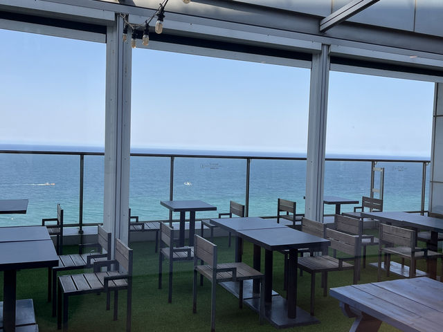 시원한 바다 뷰를 볼 수 있는 강릉 세인트존스호텔 골져스 오션 트윈룸🌊