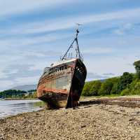 Ghostly Beauty at Caol Beach Shipwreck
