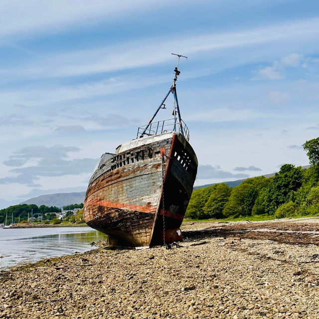 Ghostly Beauty at Caol Beach Shipwreck