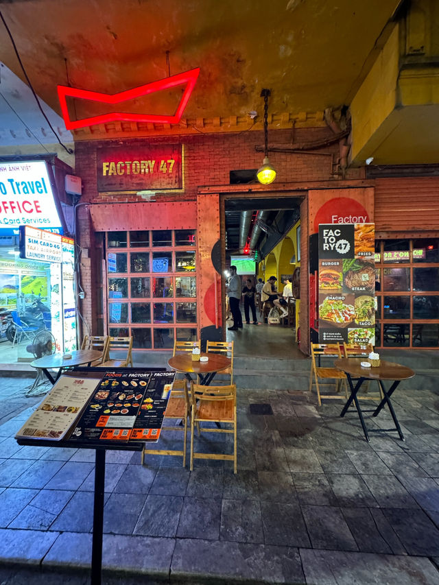 🍺 Factory 47 Hanoi – Where Tacos, Football & Beer Street Collide