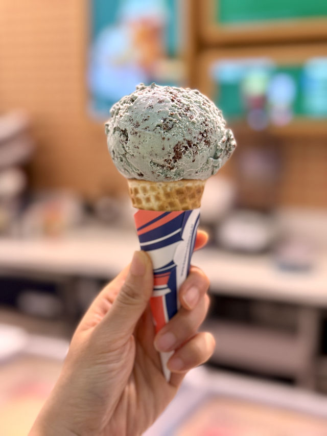 오리지널 민트 초코칩 이 맛있는 베스킨라빈스
