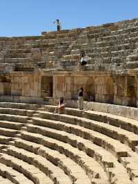 約旦-傑拉什考古遺址Jerash，請注意攤販拍照索取小費