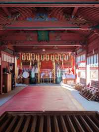 【伊佐爾波神社】朱色の社殿が美しい、道後のパワースポット⛩️✨