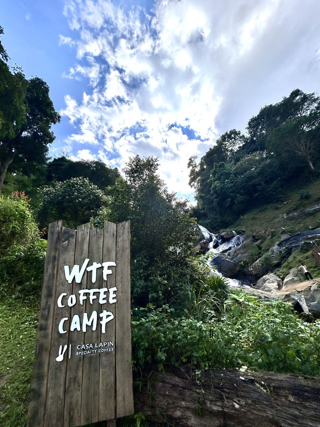 🌿 WTF Coffee Camp – คาเฟ่ริมน้ำสุดชิลในแม่ริม