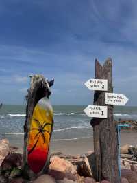 The beach resort