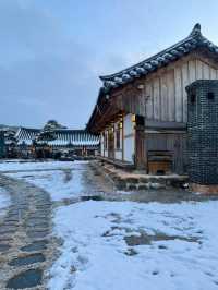 ❄️ 눈 내린 날의 감성, 남원 광한루 한옥스테이 🏡✨